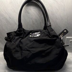 Kate Spade Stevie Black Nylon Shoulder Bag